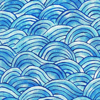 Surfside Waves Blue