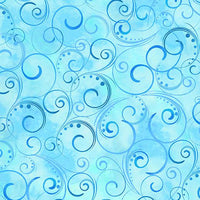 Swirling Splendor Blue