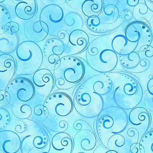 Swirling Splendor Blue