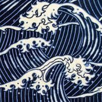 The Great Wave Indigo by Alexander Henry
