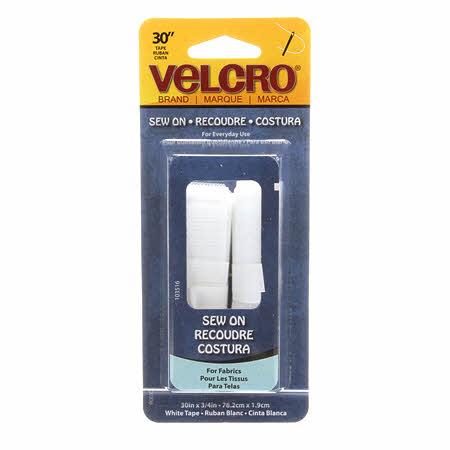 Velcro white 3/4