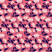 Vibrant Blooms Fan Flower  Coral