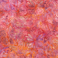 Watercolor Blossoms-Honeysuckle Batik