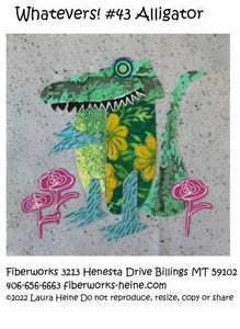 Whatevers! #43 Alligator Colla e Pattern by Laura Heine
