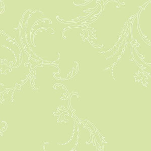Whispering Lilies - Jackie Scroll Light Green