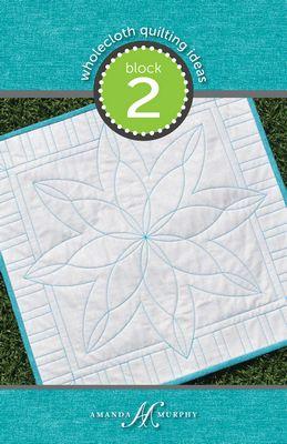 Wholecloth Quilting Ideas Block 2 (ANgle&Curve)