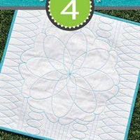 Wholecloth Quilting Ideas Block 4 (Angle& Oval)