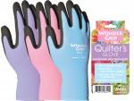 Wonder Grip Quilters Gloves Assorted Colors Large