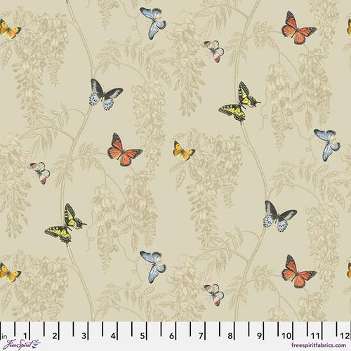 Woodland Blooms - Wisteria & Butterfly Linen