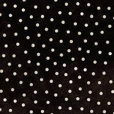 Woolies Flannel - Dots Black