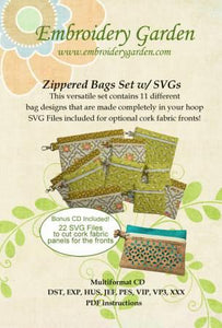 Zippered Bags with SVG's